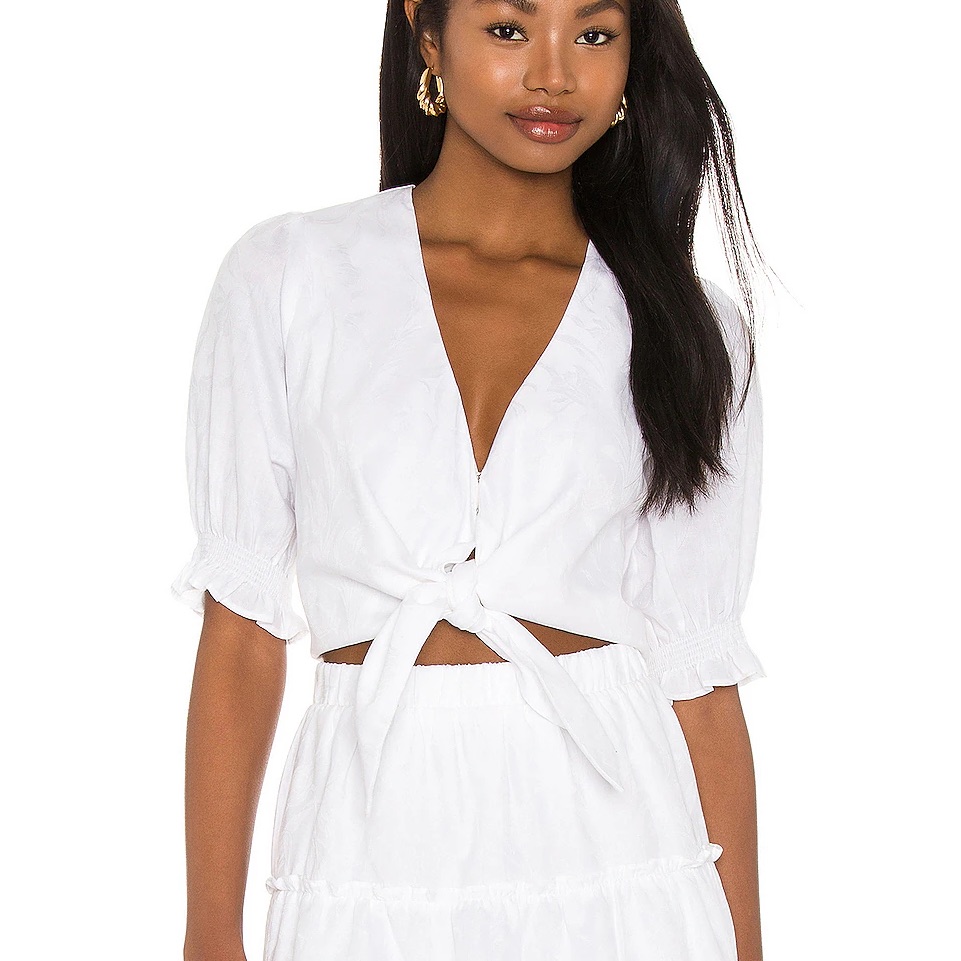 Nwt Show Me Your Mumu Kimmy Tie Top